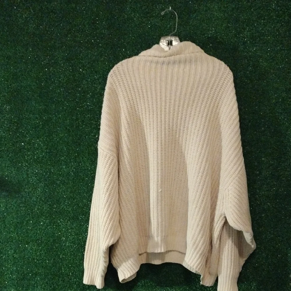 Free People Camel Cowl Neck Sweater